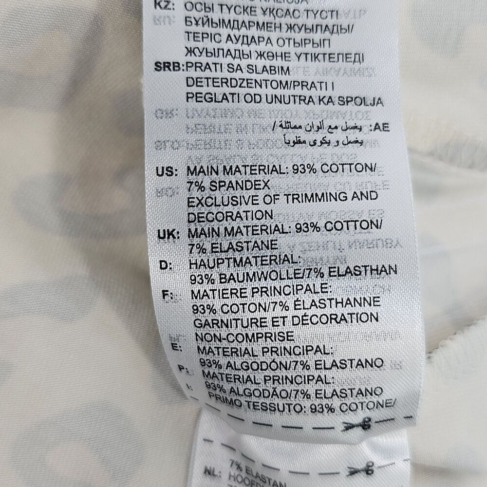 Adidas Originals Leopard Luxe 3-Stripes Maxi Dress XL White IY7066 - Picture 7 of 10